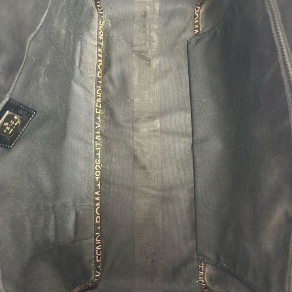 Vintage Fendi Roma Star Black Canvas Tote - Picture 7 of 16